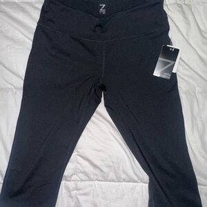 NWT Z by Zella cropped black Leggings